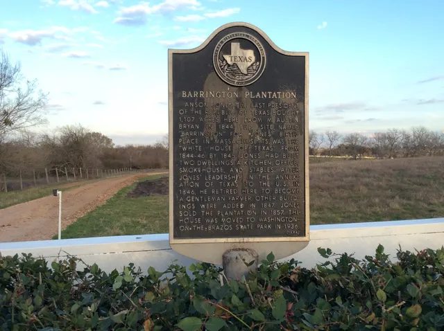 Barrington Plantation Historical Marker