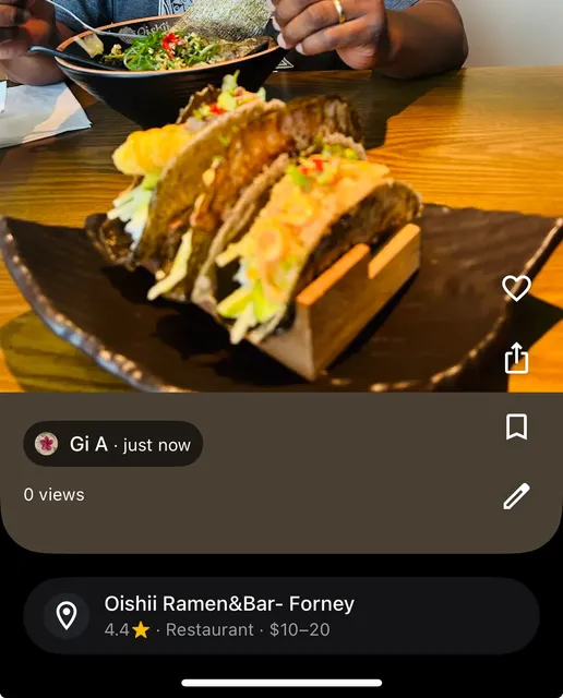 Oishii Ramen&Bar- Forney