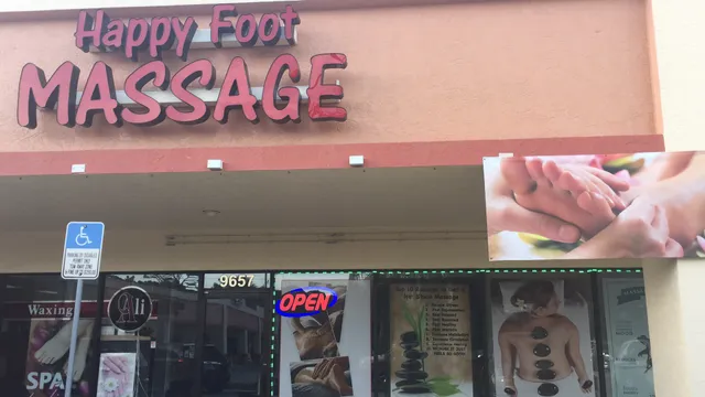 happy foot massage