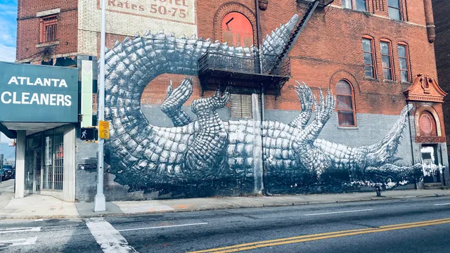 Alligator Mural