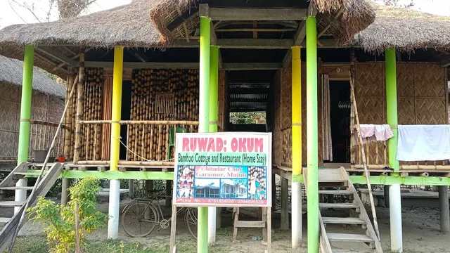 Ruwad: Okum - Bamboo cottages (Fooding & Lodging)