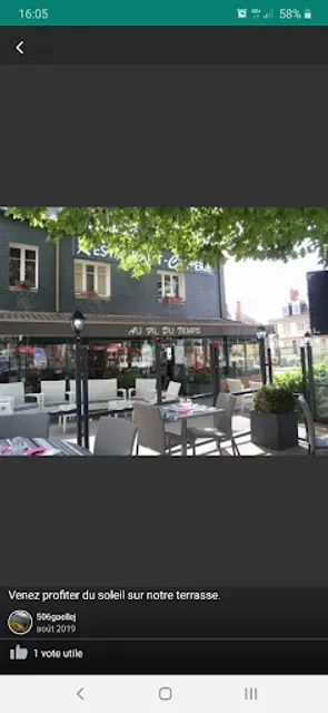 RESTAURANT AU FIL DU TEMPS