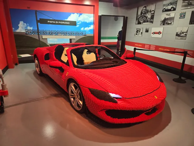 LEGO Ferrari Build and Race