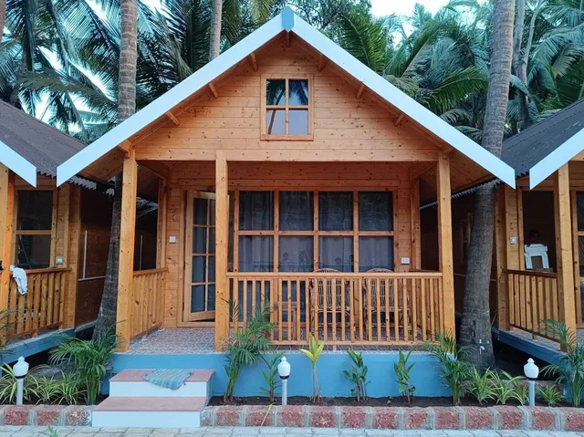 Sand tent beach resort