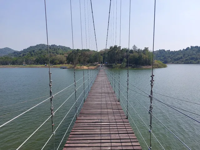 Kaeng Krachan Dam Rope Bridge