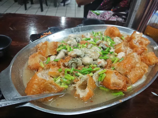 竹仔店海鮮。燒烤