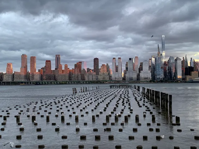 Riverwalk view of NYC