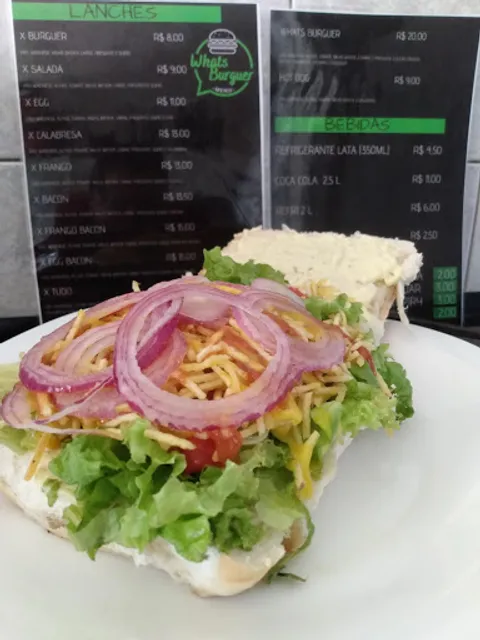 Lanches whats burg