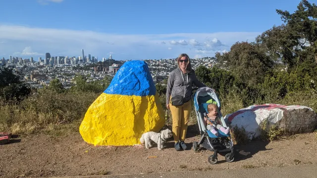 Bernal Painted Boulder