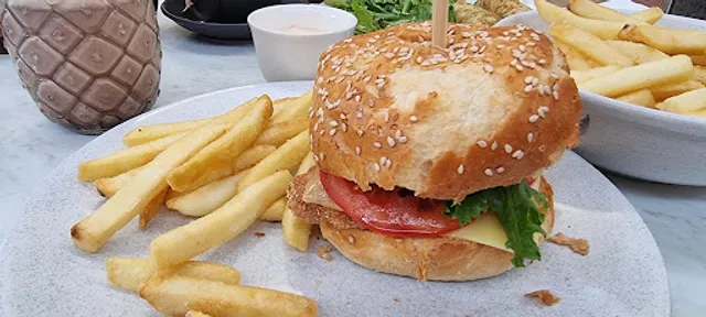 Jamaica Blue Café Stockland Hervey Bay (in front of JB Hi-Fi)