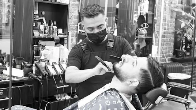 Franky at Sculptures Barber Shop