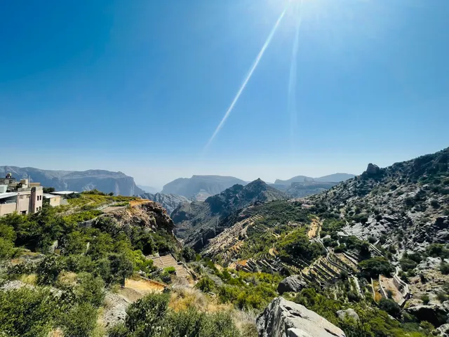 Terrace farming view