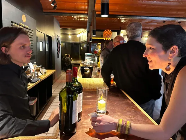 Orange: Coffee. Art. Music.