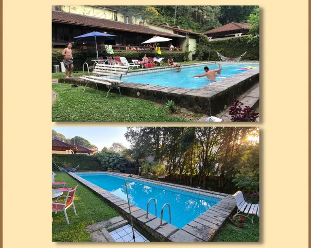 Lá em casa Quitandinha