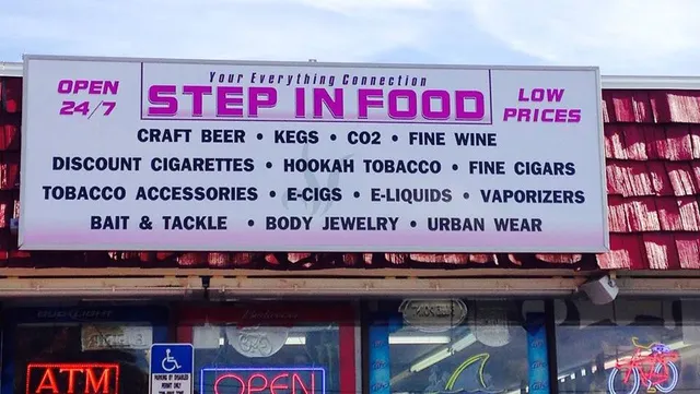 Step In Food : vape -Geek bar - Raz bar - Hqd - Opms kratom -MIT 45 - feel free-zyn-foger -mellow fellow - delta 8