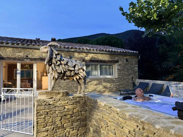 LA BERGERIE SAINT QUENIN - location de vacances 10 personnes au pied du Mont Ventoux - SPA - Gorges du Toulourenc - accès PMR