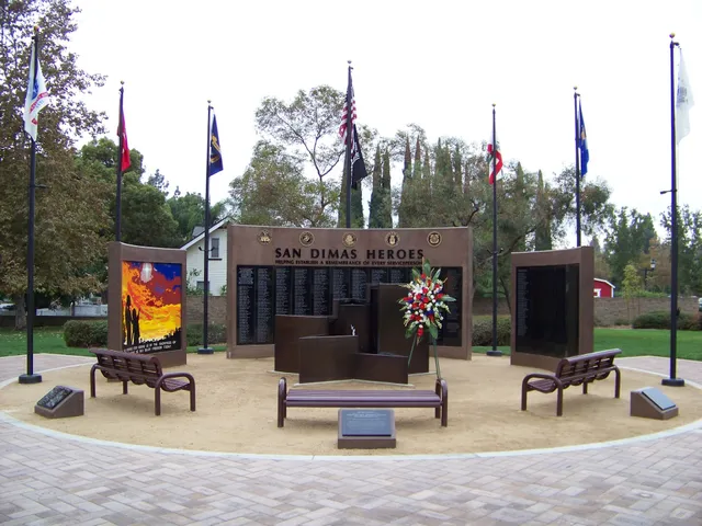 San Dimas Veterans Monument at Freedom Park