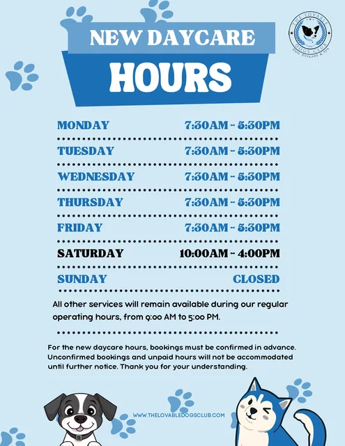 The Lovable Dogs Club Dog Daycare and Spa