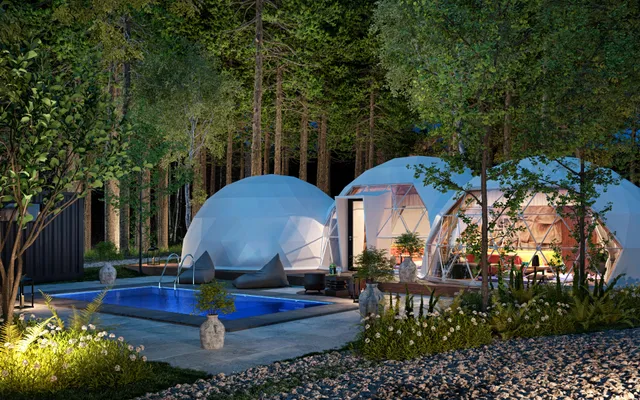 中津川グランピング 森の空