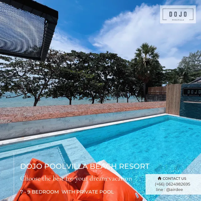Dojo pool villa Beach resort Najomtien