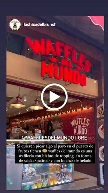 Waffles del Mundo. Tea house