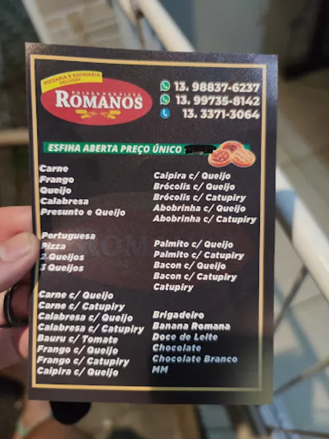 Romanos Delivery Esfiharia e pizza