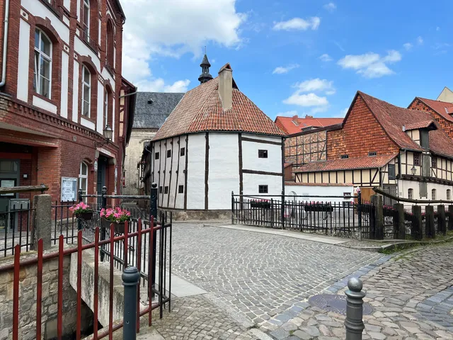 Half-timbered museum in a frame building