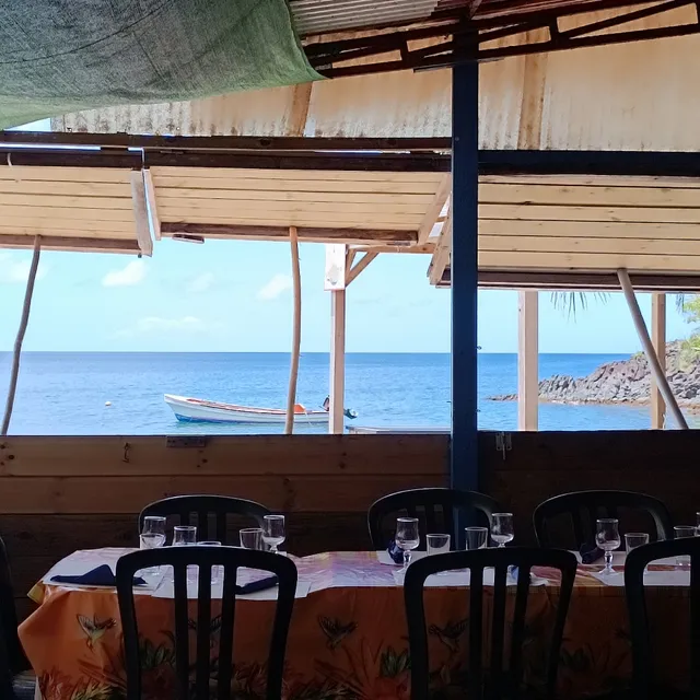 restaurant Cascade Plage Anse Figuier