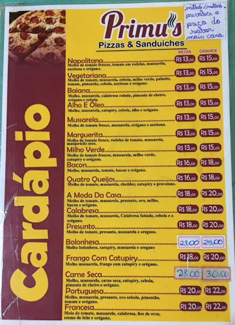 Primus pizzaria e Restaurante