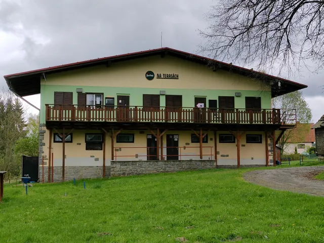 The caravan park on the terraces