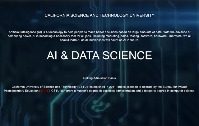 California Science And Technology University