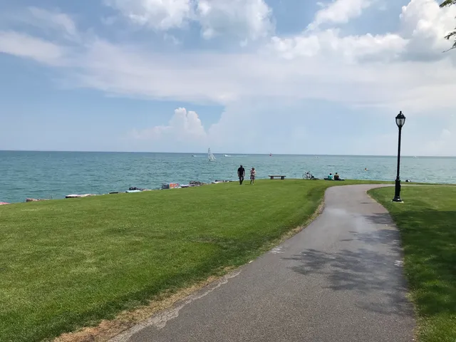 Northwestern University Lakefill island