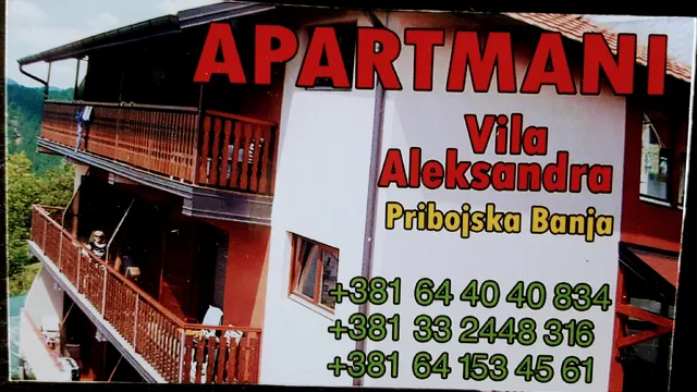 Apartmani Aleksandra Pribojska Banja