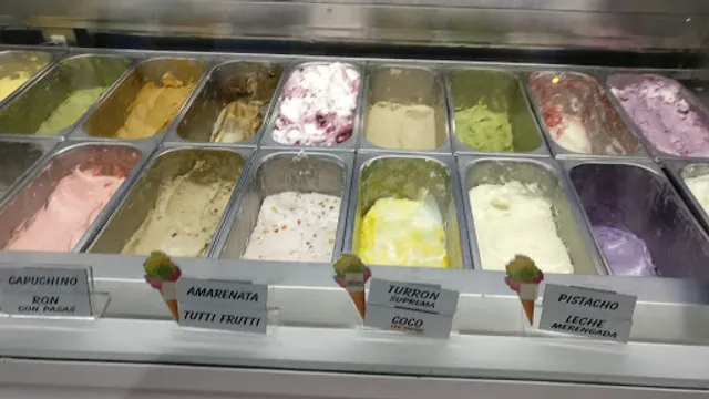 Artisan ice cream tutti frutti