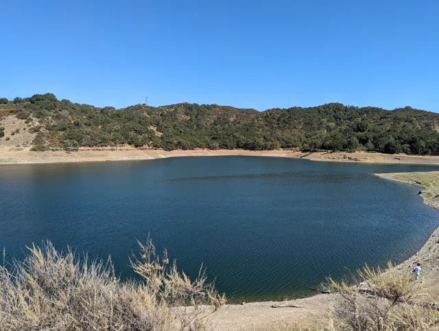 Stevens Creek Reservoir parking lot