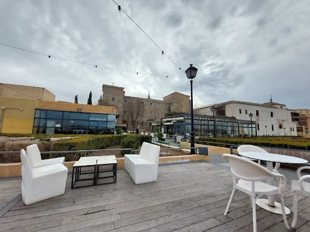 Terraza Miradero above carpark