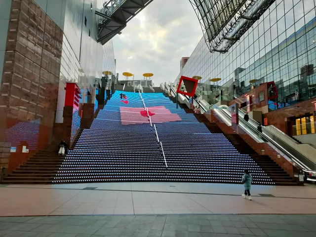 Kyoto Station Daikaidan (Great Staircase)