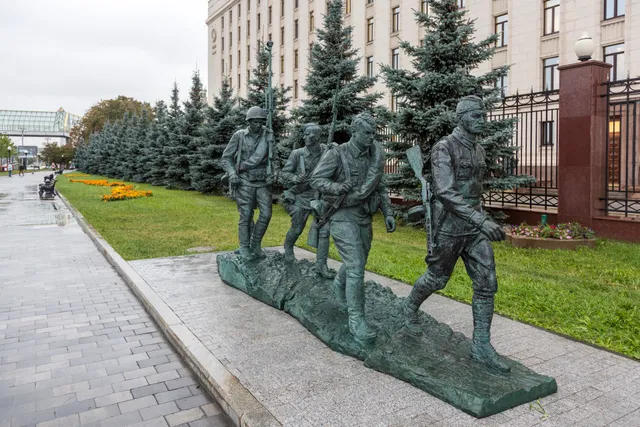 Monument to the heroes of the film "They Fought for Their Country"