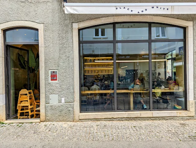 Black and White Coffee Shop