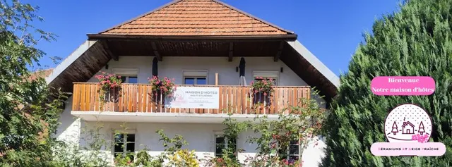 Geraniums And Snow Fraîche