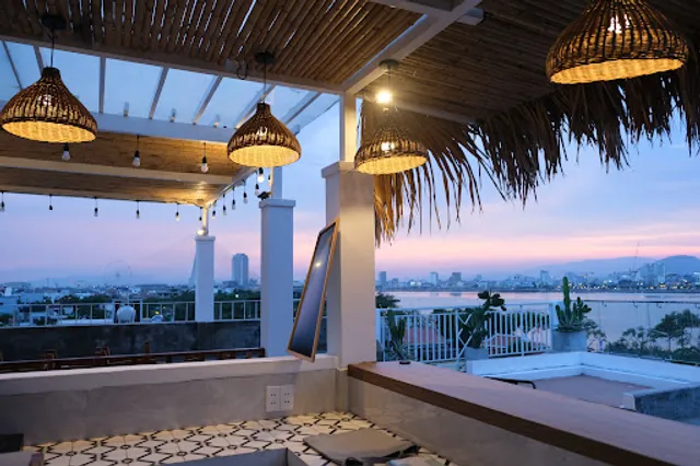 Lagoon Rooftop - Dragon Bridge Fire Show