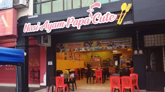 Restoren nasi ayam papa cute