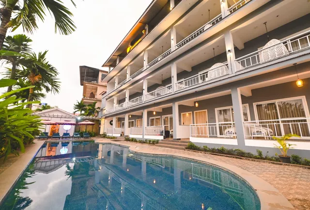 Gracias Cafe & Resort: Beach Hotel in Morjim, North Goa