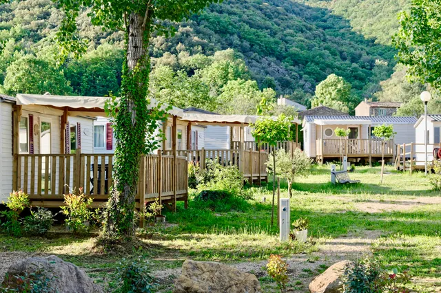 Camping Mobile home Lamalou baths Domain Gatinié