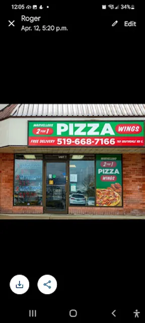 Marvellous 2 For 1 Pizza & Wings