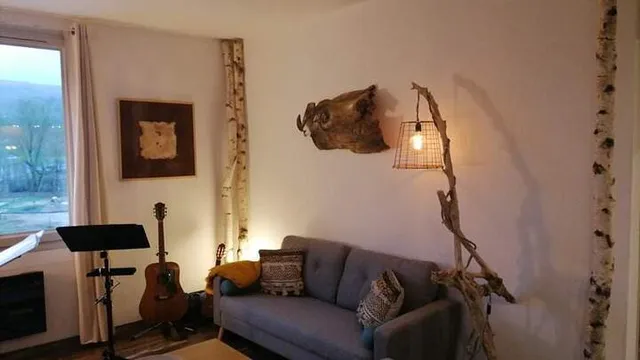 Lamalou-les-bains. Appartement 56m² location curistes et vacanciers: Le cocon des Arts