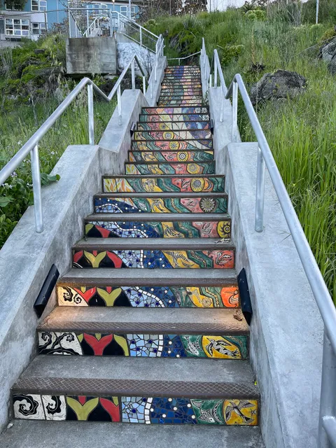 Flights of Fancy Mosaic Steps