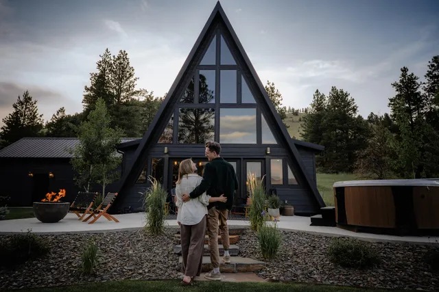 Little Black A-Frame Montana