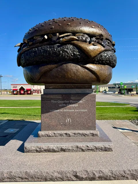 The Quarter Pounder with Cheese Statue