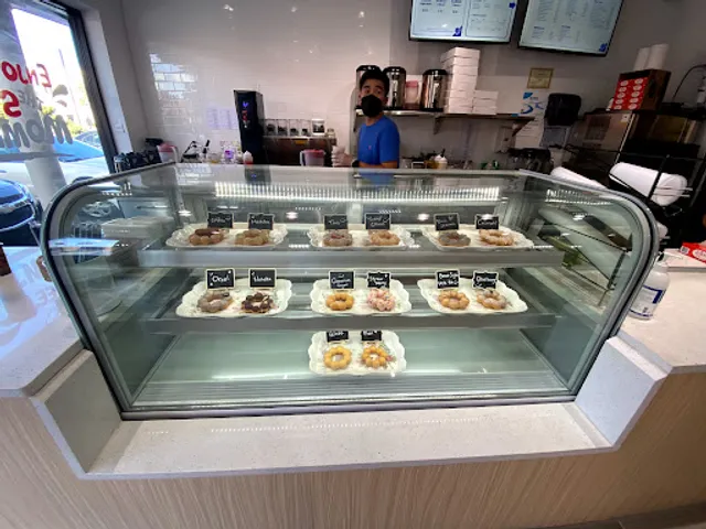 Mochi Ring Donut and Bubble Tea